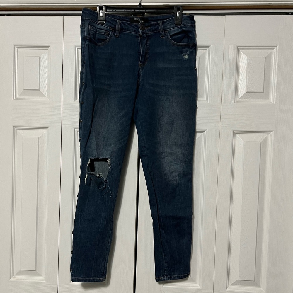 3/$12 🎉 Stitch Star Jeans